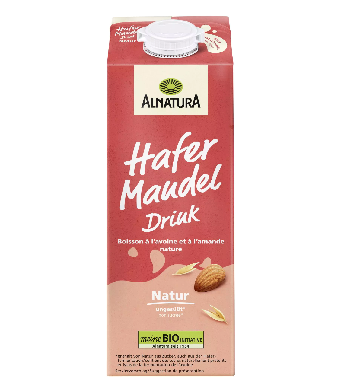 Alnatura Bio Hafer Mandel Drink ungesüßt 1 l
