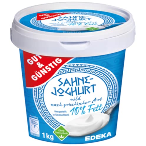 GUT&GÜNSTIG Joghurterzeugnis nach griechischer Art 1 kg 10%Fett