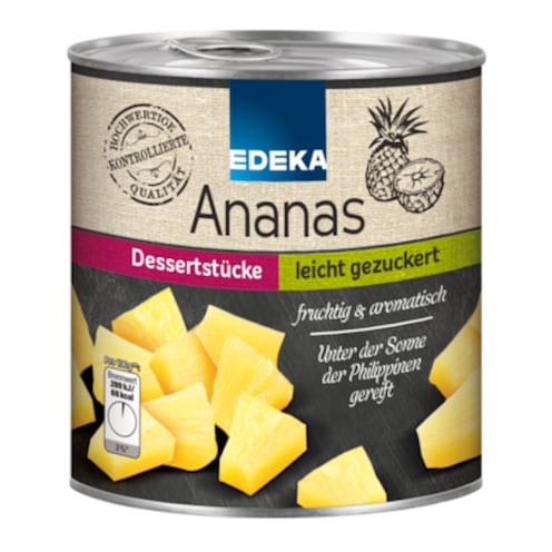 EDEKA Ananas-Dessertstücke 567 g