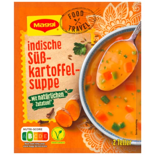 Maggi Foodtravel Indische Süßkartoffel-Suppe für 500 ml