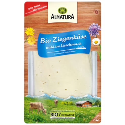 Alnatura Bio Ziegengouda in Scheiben 50 % Fett i. Tr. 125 g