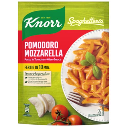 Knorr Spaghetteria Pomodro Mozzarella für 2 Portionen