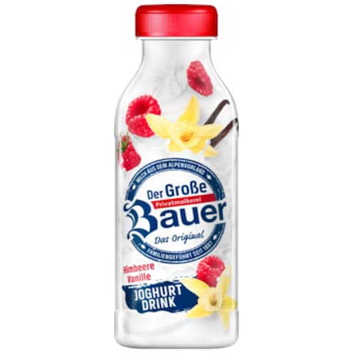 Bauer Der Grosse Bauer Joghurtdrink Himbeer-Vanille 3,5 % Fett 250 g