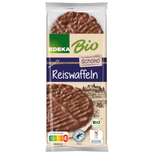 EDEKA Bio Reiswaffeln natur mit Vollmilchschokolade 100 g