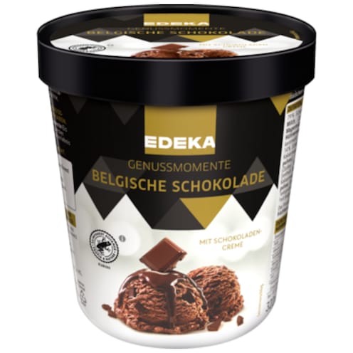 EDEKA Genussmomente Eiscreme Belgische Schokolade 500 ml
