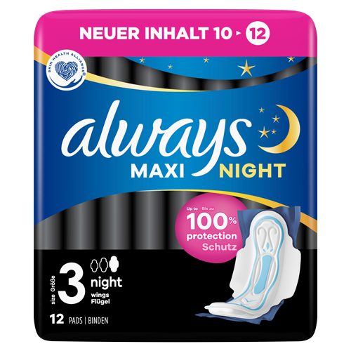 Always Maxi Night mit Flügeln (Größe 3)