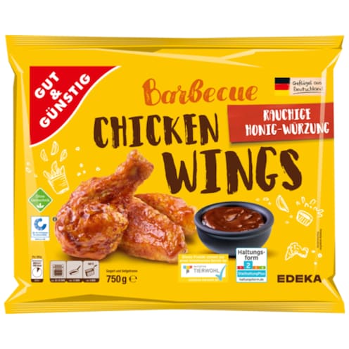 GUT&GÜNSTIG Chicken Wings Barbecue 750 g