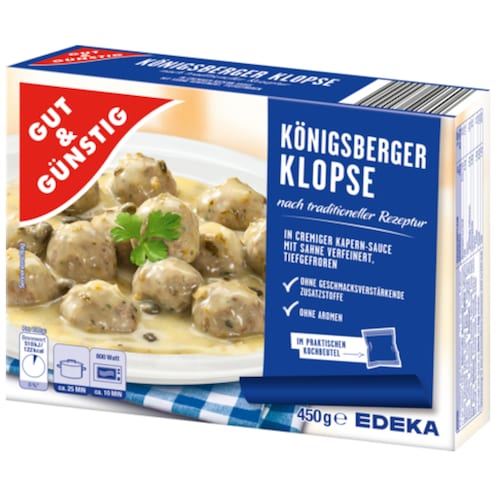 GUT&GÜNSTIG Königsberger Klopse 450 g