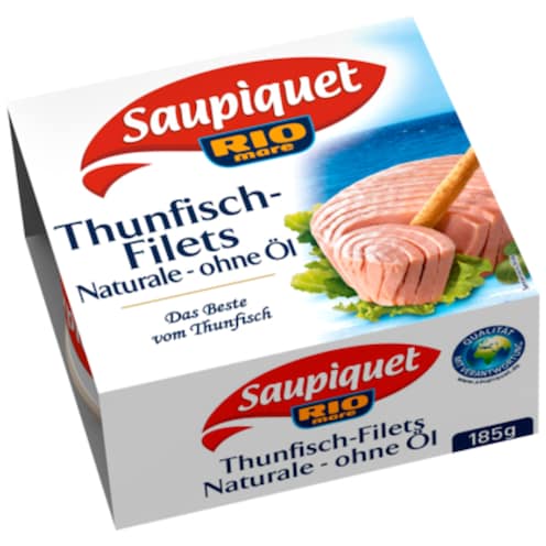 Saupiquet Thunfisch-Filets Naturale - ohne Öl 185 g