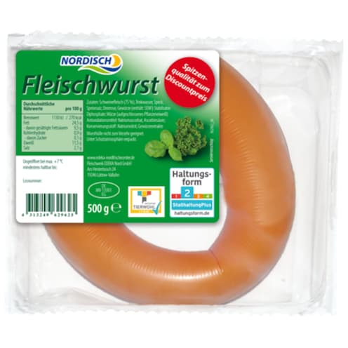 NORDISCH Fleischwurst 500 g