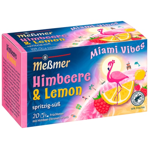 Meßmer Miami Vibes Himbeere & Lemon Limited Edition 20 Teebeutel