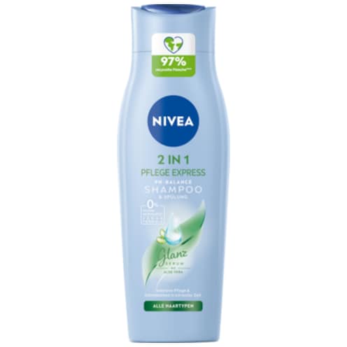 NIVEA 2 in 1 Pflege Express mildes Shampoo & Spülung 250 ml