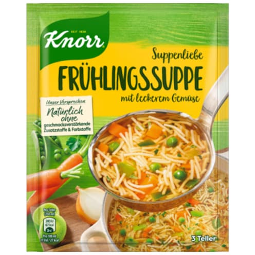 Knorr Suppenliebe Frühlings Suppe für 3 Teller