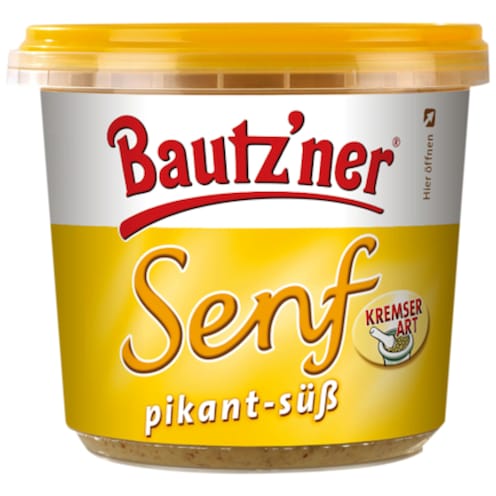 Bautz'ner Senf pikant-süß 200 ml