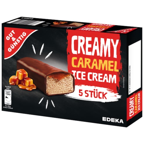 GUT&GÜNSTIG Creamy Caramel Ice Cream 5 x 70ml