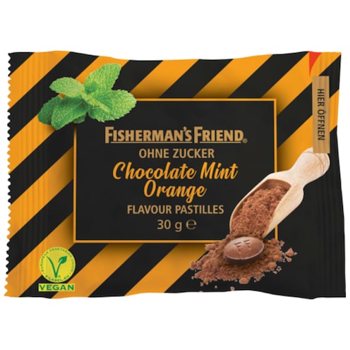 Fisherman's Friend Chocolate Mint Orange 30 g