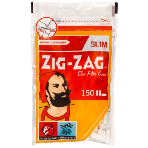 Zig Zag Spezial Drehfilter Slim 150 Stück