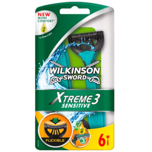 Wilkinson Xtreme 3 Sensitive Einwegrasierer 4 + 2 gratis Einwegrasierer