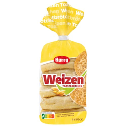 Harry Weizen Toastbrötchen 6 Stück