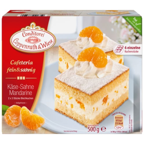 Conditorei Coppenrath & Wiese Cafeteria fein & sahnig Käse-Sahne-Mandarine 500 g