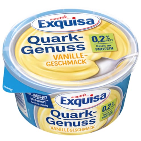 Exquisa Quark Genuss Vanille-Geschmack 0,2 % Fett 500 g
