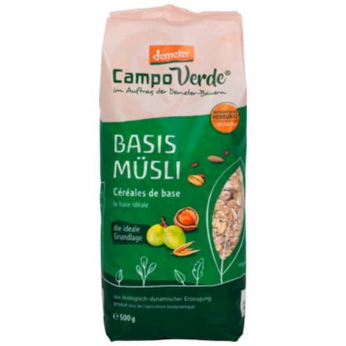 Campo Verde Demeter Bio Basis Müsli 500 g