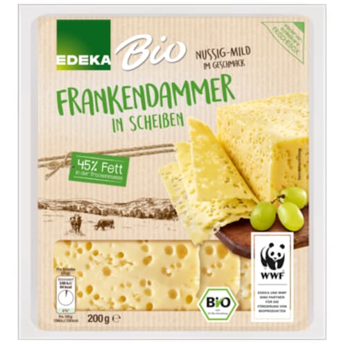 EDEKA Bio Frankendammer in Scheiben 45% Fett i. Tr. 200 g
