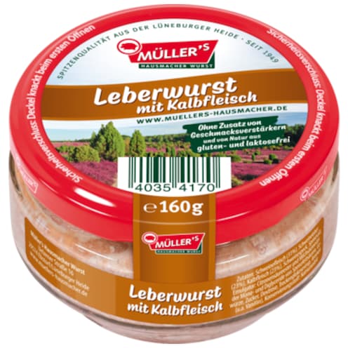 Müller's Kalbsfleischleberwurst 160 g