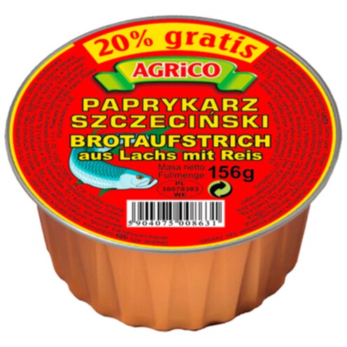Agrico Brotaufstrich Paprykarz Szczecinski 156 g