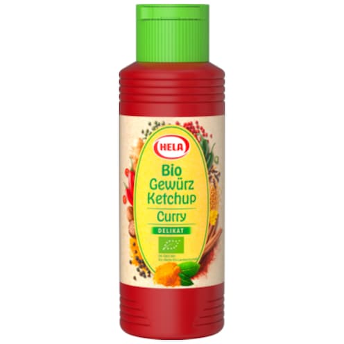 Hela Bio Gewürz Ketchup Curry delikat 300 ml