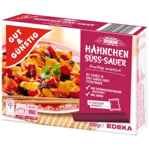 GUT&GÜNSTIG Hähnchen süß-sauer 500 g