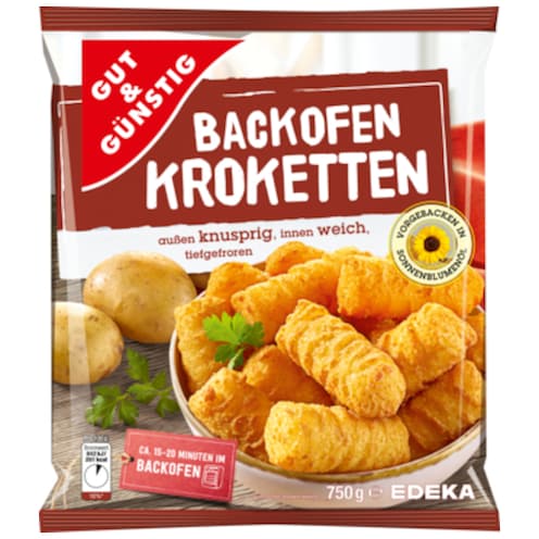 GUT&GÜNSTIG Backofen-Kroketten 750 g
