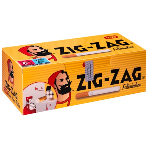 Zig Zag Cigaretten-Hülsen 250 Stück