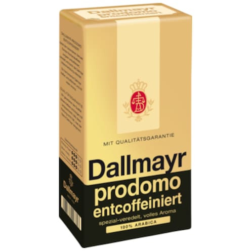 Dallmayr Prodomo entcoffeiniert Filterkaffee gemahlen 500 g