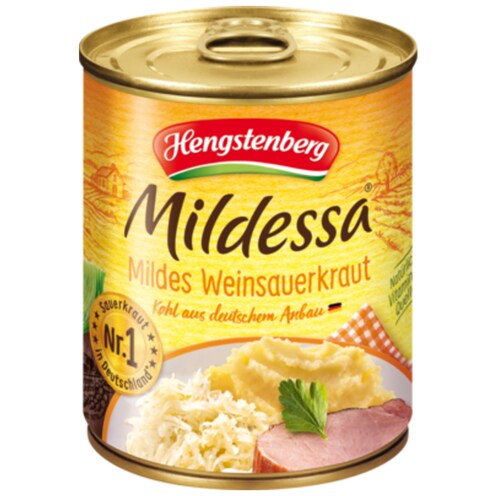 Hengstenberg Mildessa Mildes Weinsauerkraut 810 g