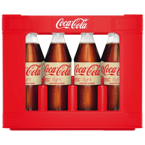 Coca-Cola Light koffeinfrei - Kiste 12 x 1 l
