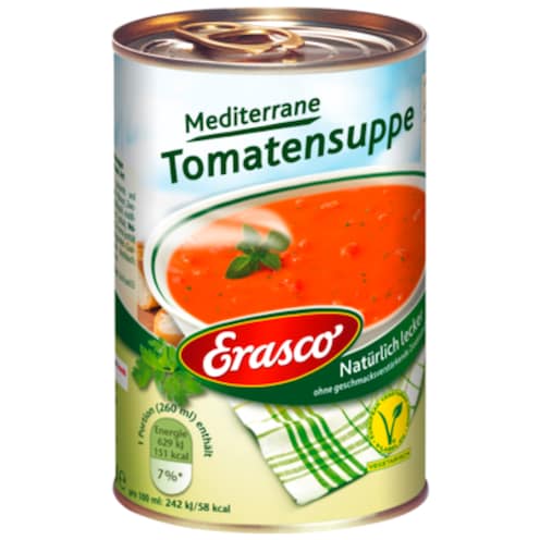 Erasco Mediterrane Tomatensuppe 390 ml