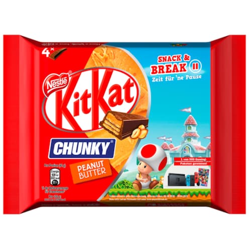 KitKat Chunky Peanut Butter 4 x 42 g