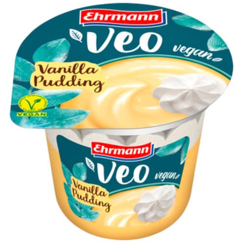 Ehrmann Veo Vegan Vanillepudding mit Topping 175 g