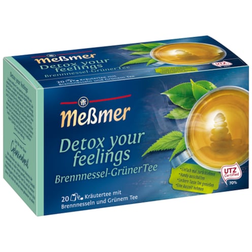 Meßmer Detox your feelings Brennnessel-Grüner Tee 20 Teebeutel