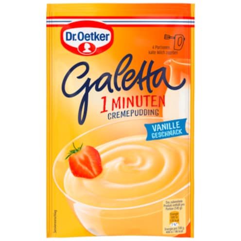 Dr.Oetker Galetta Cremepudding Vanille 80 g für 500 ml