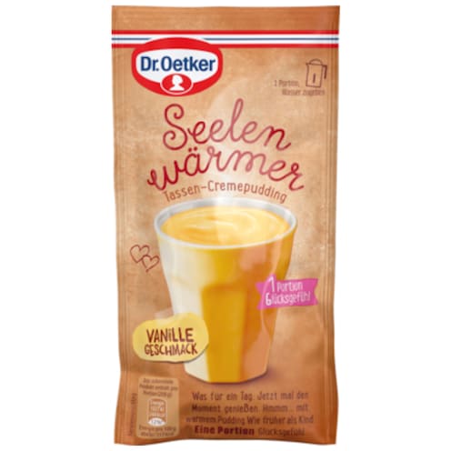 Dr.Oetker Seelenwärmer Tassen-Cremepudding Vanille-Geschmack 58 g für 150 ml