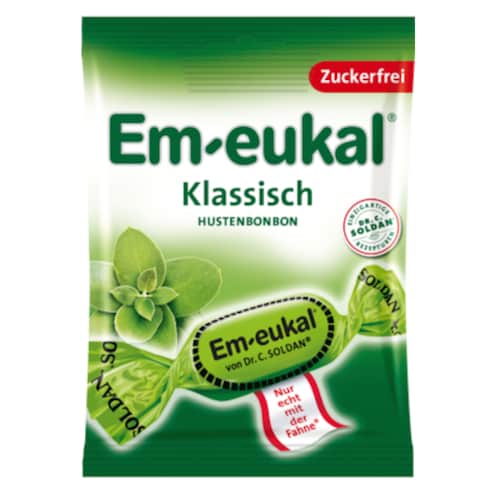 Em-eukal Klassisch Hustenbonbon zuckerfrei 75 g