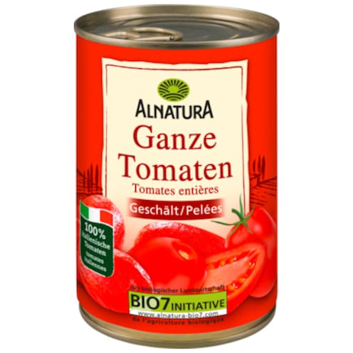 Alnatura Bio Ganze Tomaten geschält 400 g