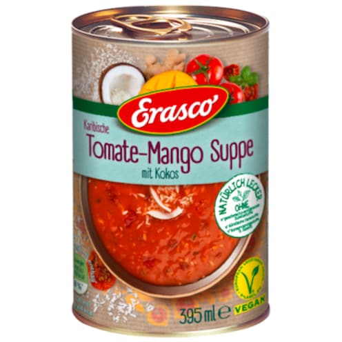 Erasco Karibische Tomate-Mango-Suppe mit Kokos 395 ml