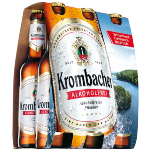 Krombacher Alkoholfrei - 6-Pack 6 x 0,33 l