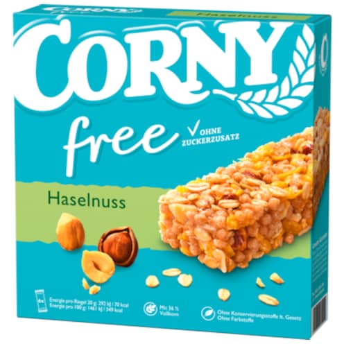 CORNY free Haselnuss 6 Stück x 20 g