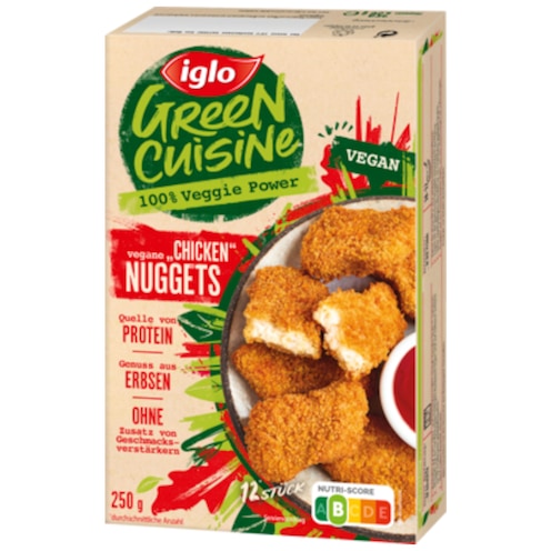 iglo Green Cuisine vegane &#034;Chicken&#034; Nuggets 250 g