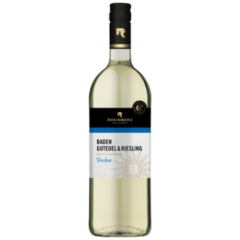 Rheinberg Kellerei Gutedel & Riesling Baden Qualitätswein weiß 1 l