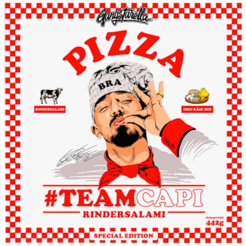 Gangstarella Pizza #TeamCapi Rindersalami 442 g